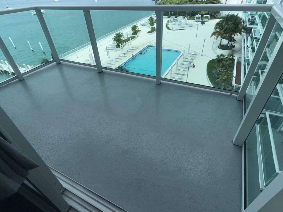Balcony cleaning